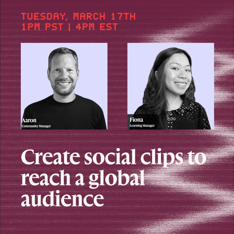 Cover Image for Create social clips to reach a global audience