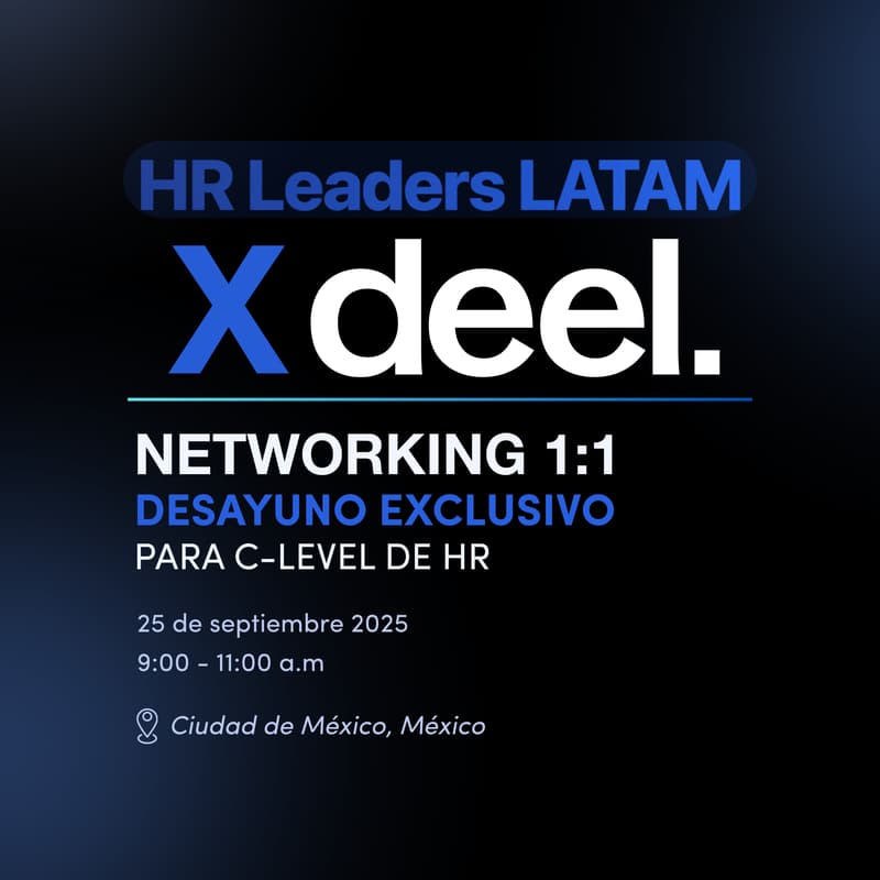 Cover Image for Desayuno CDMX - HR leaders x Deel | Networking 1:1