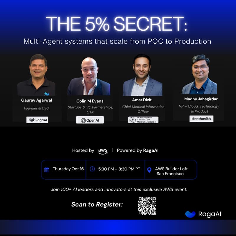 Cover Image for The 5% Secret:Multi-Agent systems that scale from POC to Production