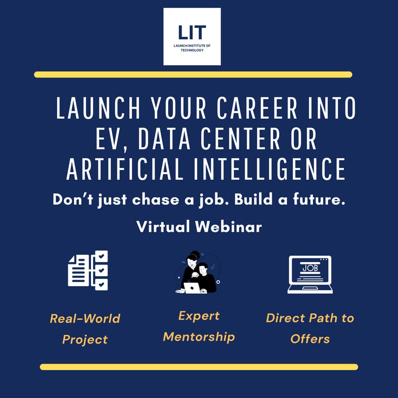 Cover Image for Launch Your Career into EV, Data Center, or Artificial Intelligence