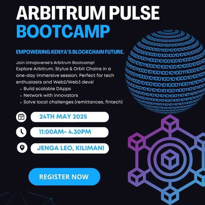 Cover Image for Arbitrum Pulse Bootcamp: Nairobi