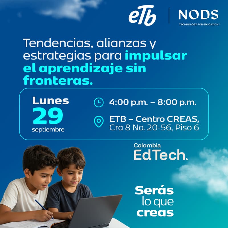 Cover Image for Conecta EdTech —Tendencias, alianzas y estrategias para impulsar el aprendizaje sin fronteras.