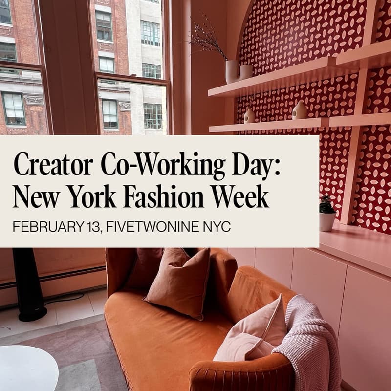Cover Image for Creator Co-Working Day: Fashion Week NYC