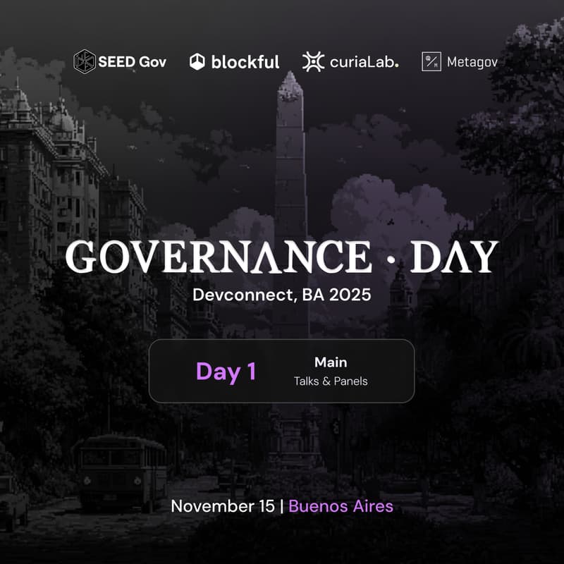 Cover Image for Governance Day Devconnect BA 2025 (Day 1: Main)