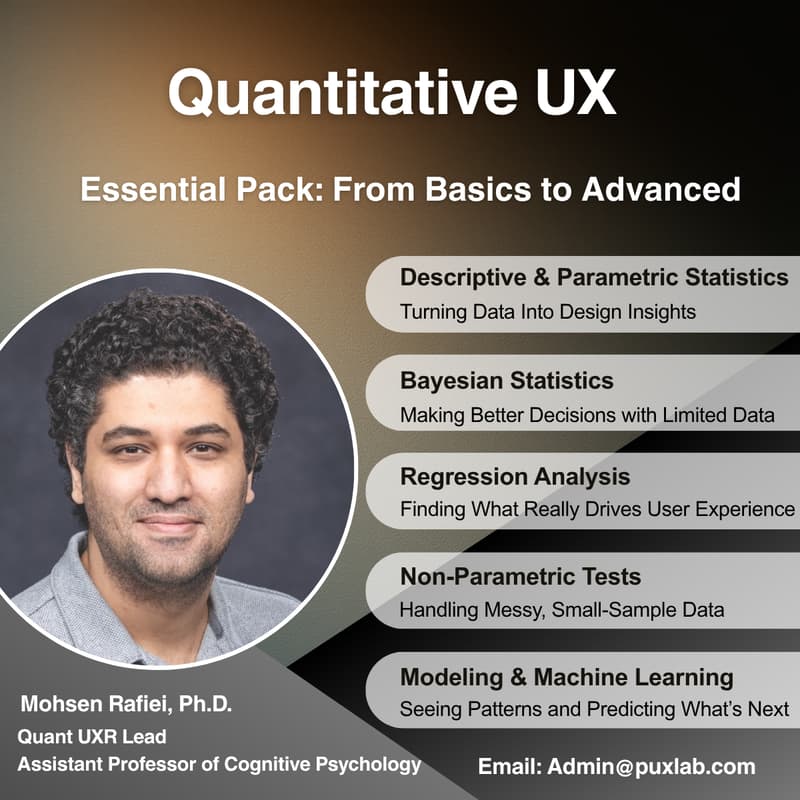 Cover Image for Quantitative UX (From Basics to Advanced)