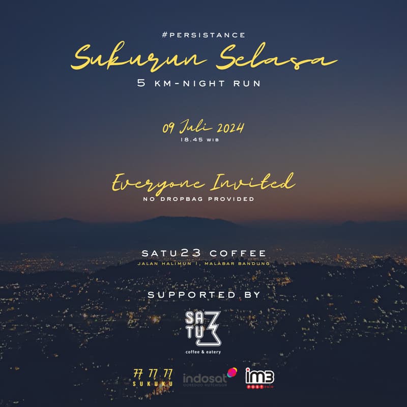 Cover Image for SUKURUN SELASA with SATU23 COFFEE