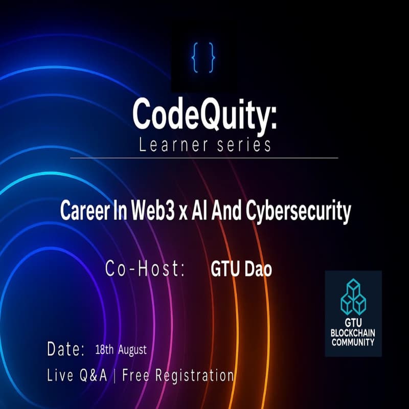 Cover Image for Career in Web3xAI & Cybersecurity for GTU DAO