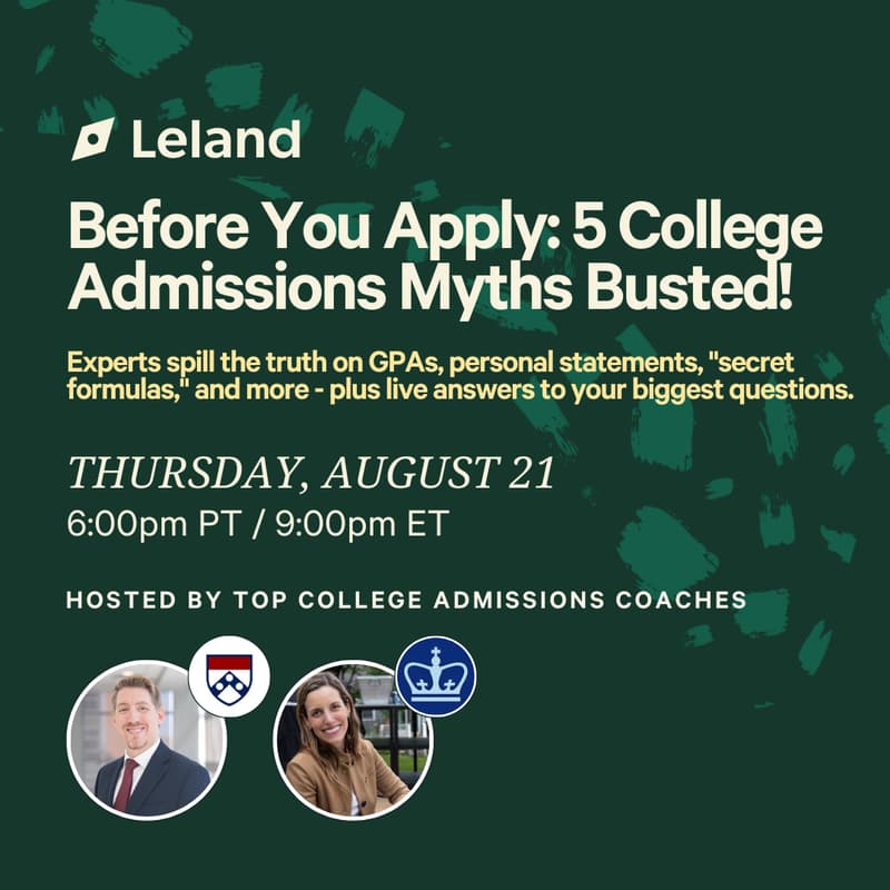 Cover Image for Before You Apply: 5 College Admissions Myths Busted!