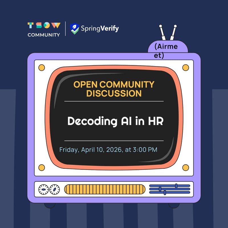 Cover Image for Open Community call - Decoding AI in HR