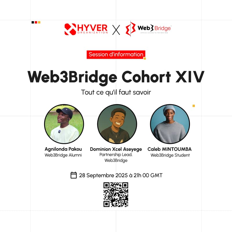 Cover Image for Web3Bridge Cohort XIV : Session d'information.