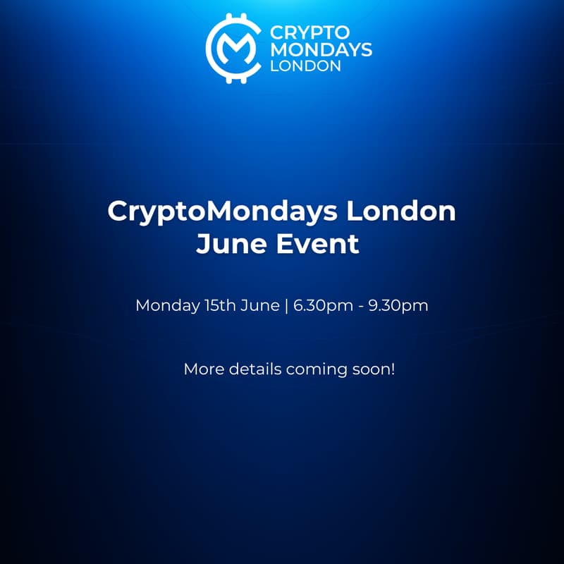 Cover Image for CryptoMondays London June Event