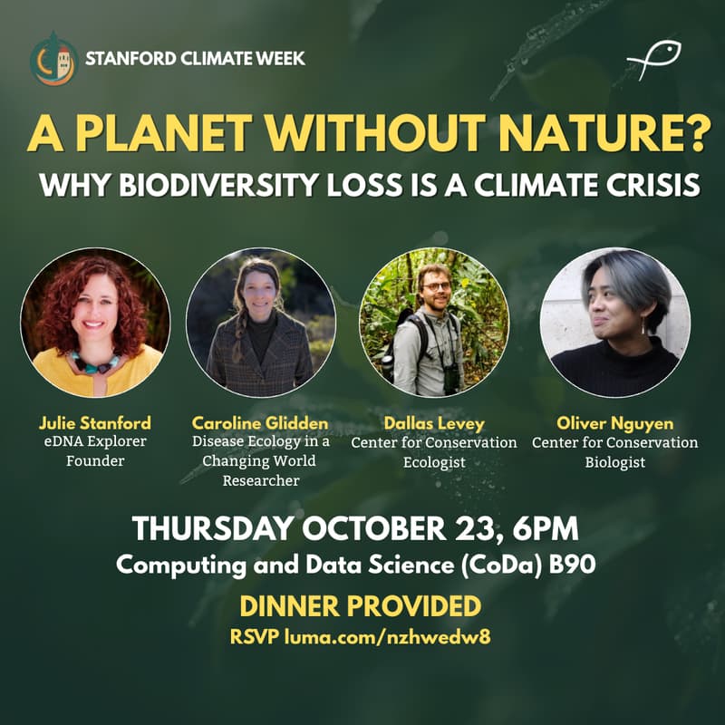 Cover Image for [Food-Provided] A Planet Without Nature? Why Biodiversity Loss is a Climate Crisis