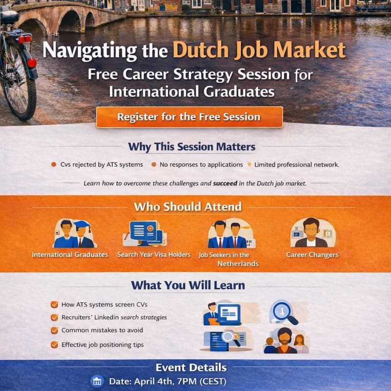 Cover Image for Navigating the Dutch Job Market Free Career Strategy Session