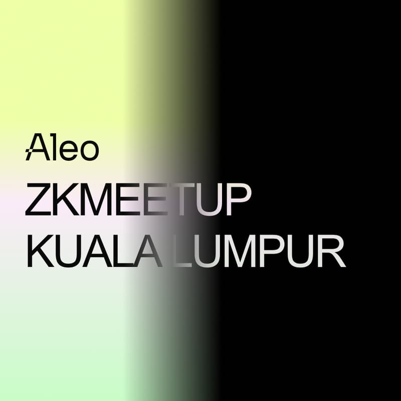Cover Image for Aleo KL zkMeetup