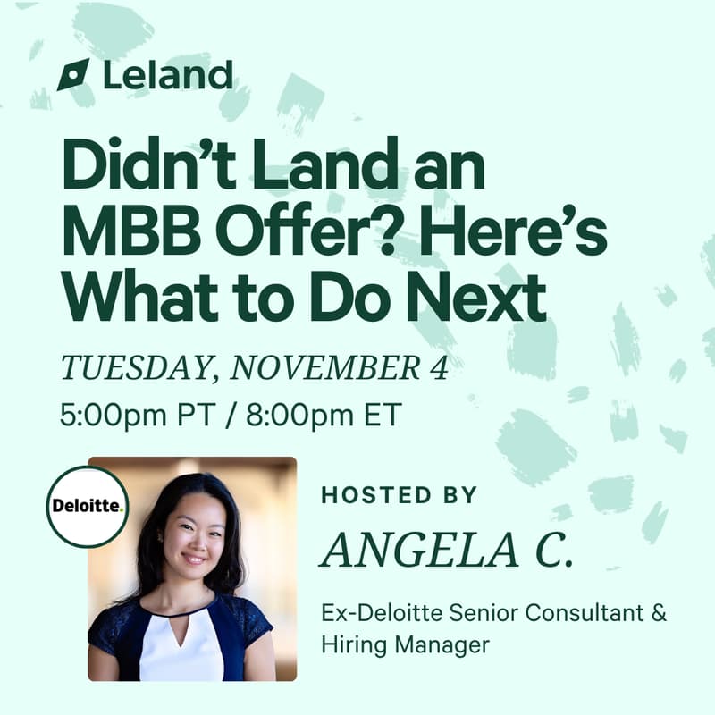 Cover Image for Didn’t Land an MBB Offer? Here’s What to Do Next