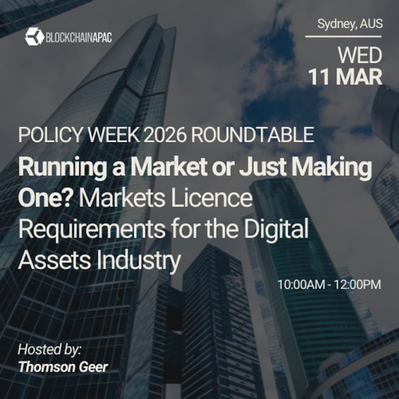 Cover Image for Thomson Geer | Running a Market or Just Making One? Markets Licence Requirements for the Digital Assets Industry