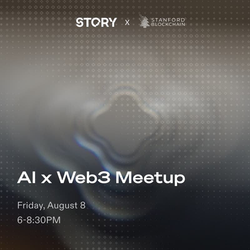 Cover Image for AI x Web3 Meetup with Story and Stanford Blockchain