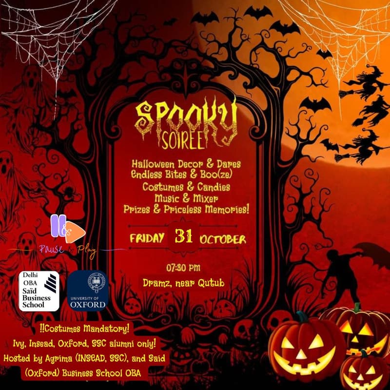 Cover Image for Spooky Soiree 2.0 - Hosted by Agrima