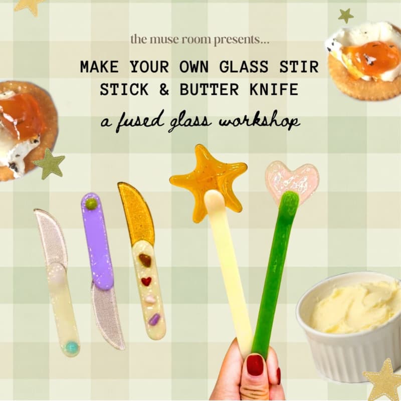 Cover Image for Glass Art Club: Make Your Own Utensils 🍓🍴