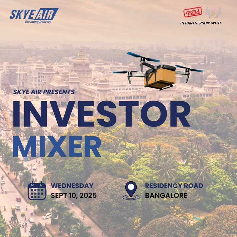 Cover Image for Bengaluru Investor Mixer: SkyeAir