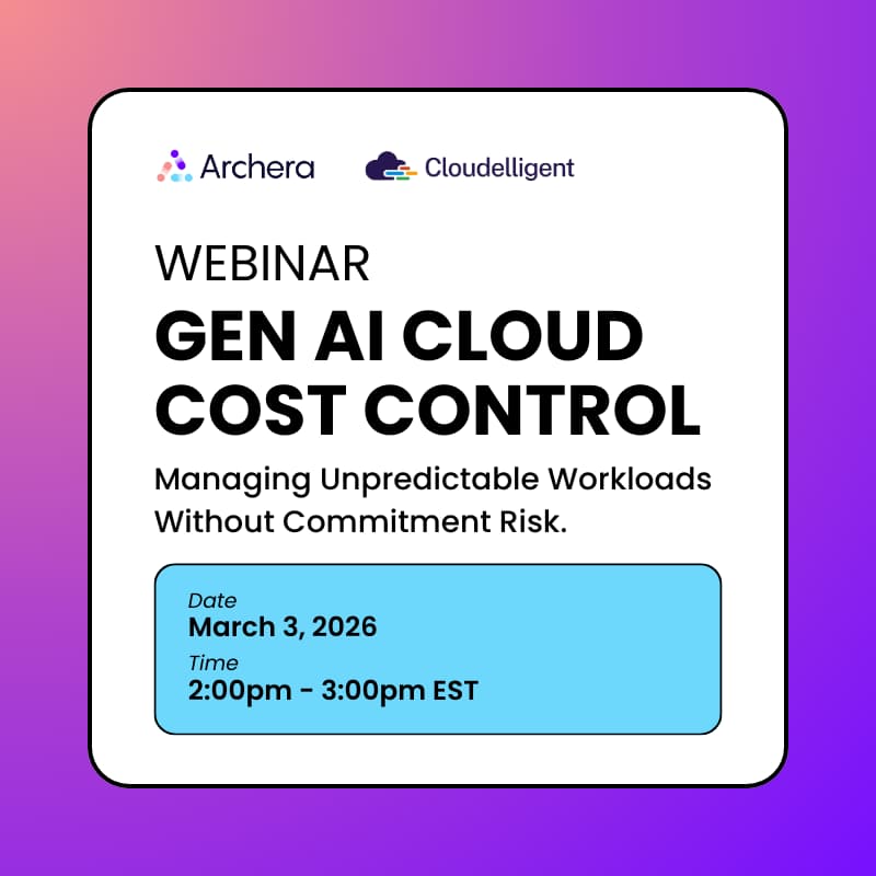 Cover Image for Generative AI Cost Control: Managing Unpredictable Workloads Without Commitment Risks