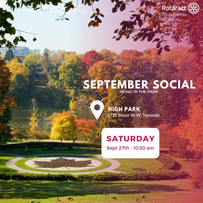 Cover Image for High Park - Rotaract TO Social