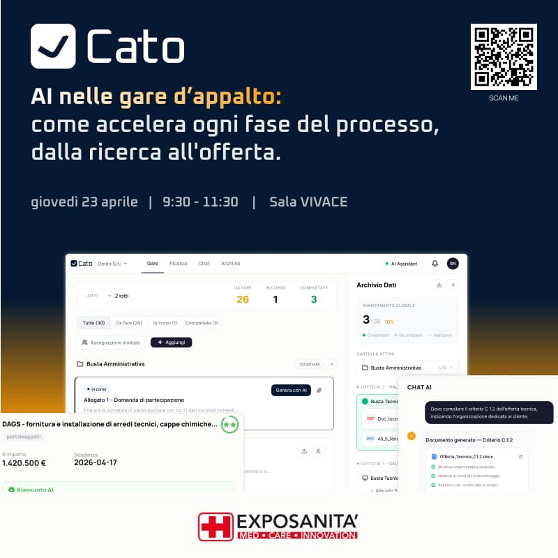 Cover Image for AI nelle gare d’appalto:come accelera ogni fase del processo, dalla ricerca all'offerta.