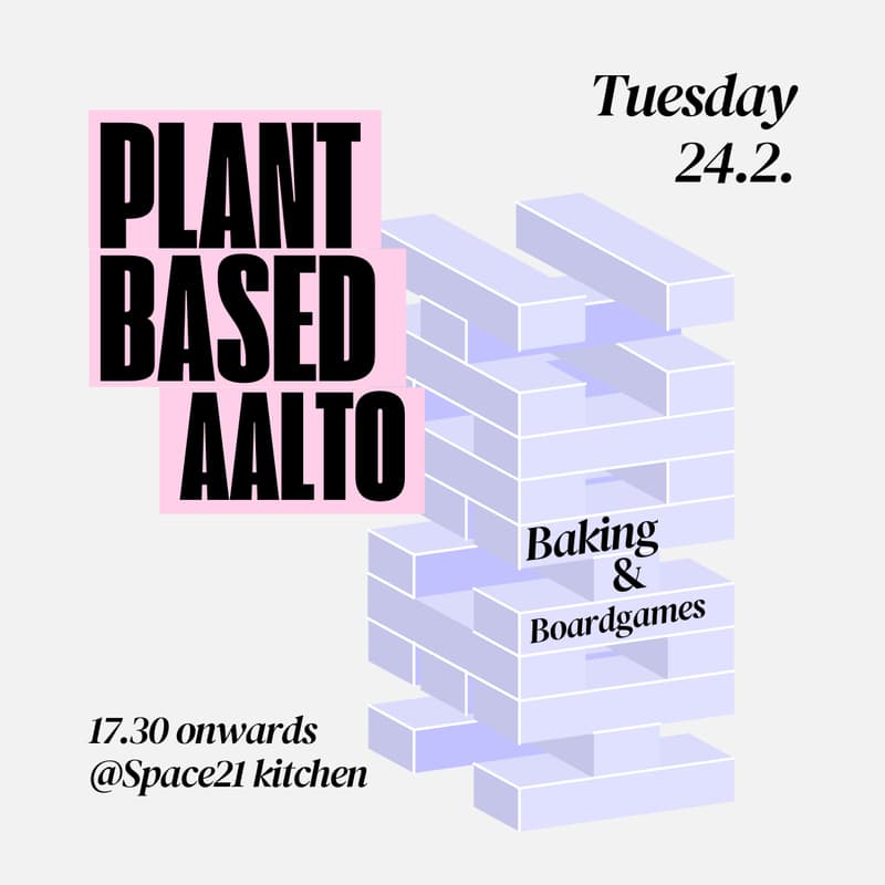 Cover Image for Plant-Based Aalto Baking & Board Game Night