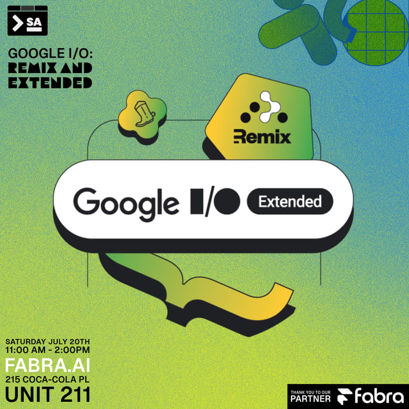Cover Image for Google I/O: Remix and Extended