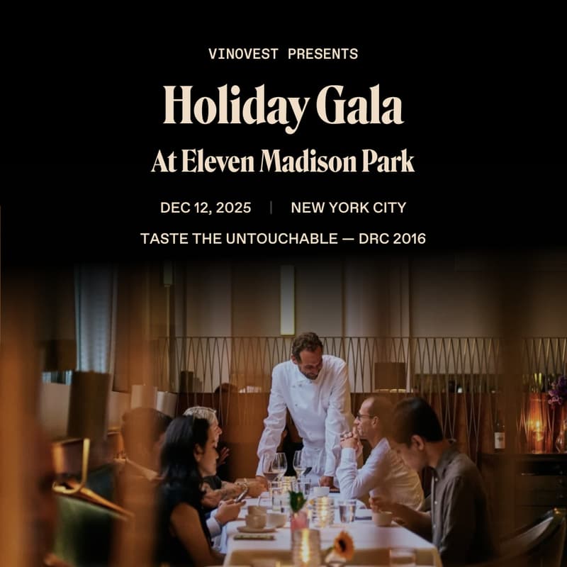 Cover Image for Vinovest Holiday Gala at Eleven Madison Park