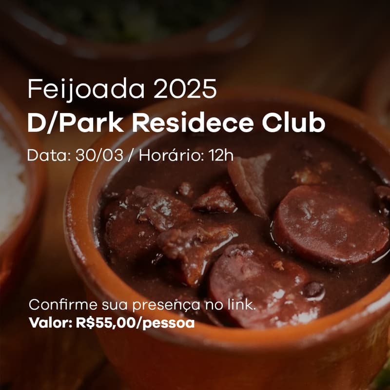 Imagem de capa para Feijoada D/Park Residence Club 2025