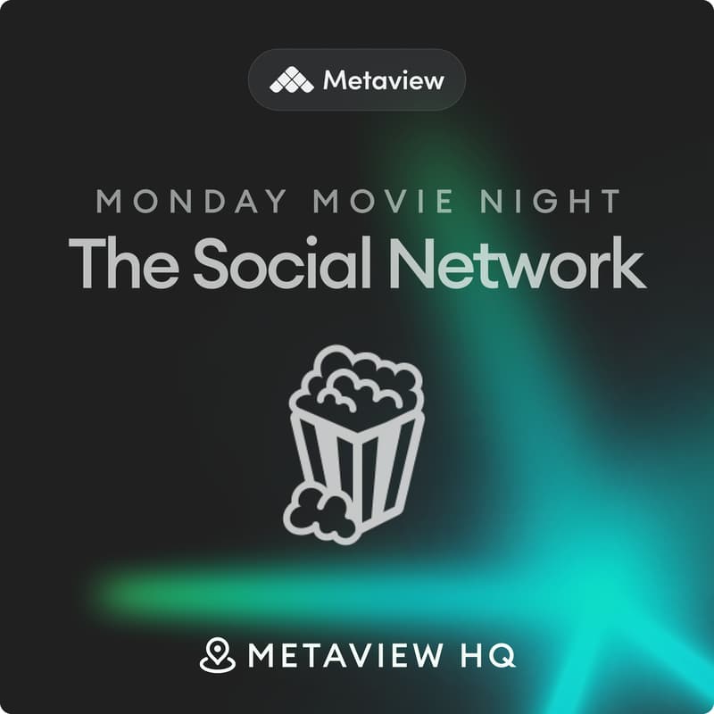 Cover Image for Metaview Movie Night: The Social Network