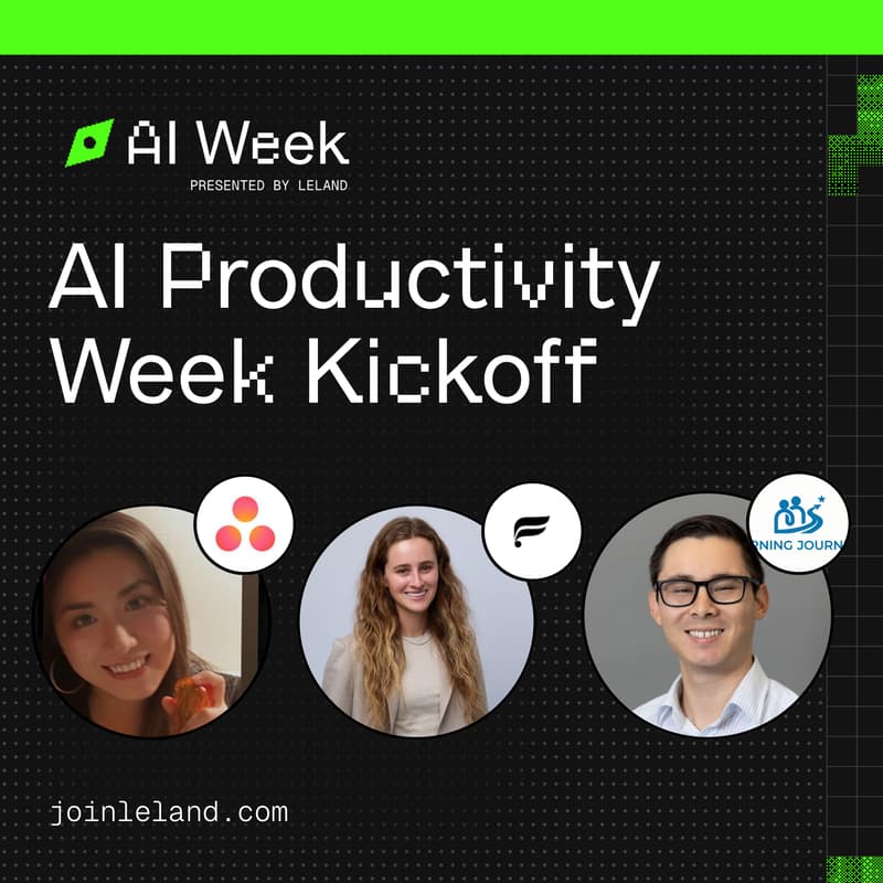 Cover Image for AI Productivity Week Kickoff