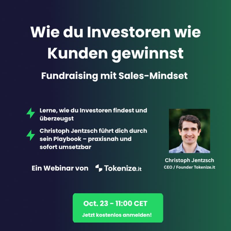 Cover Image for Fundraising mit Sales-Mindset: Wie du Investoren wie Kunden gewinnst