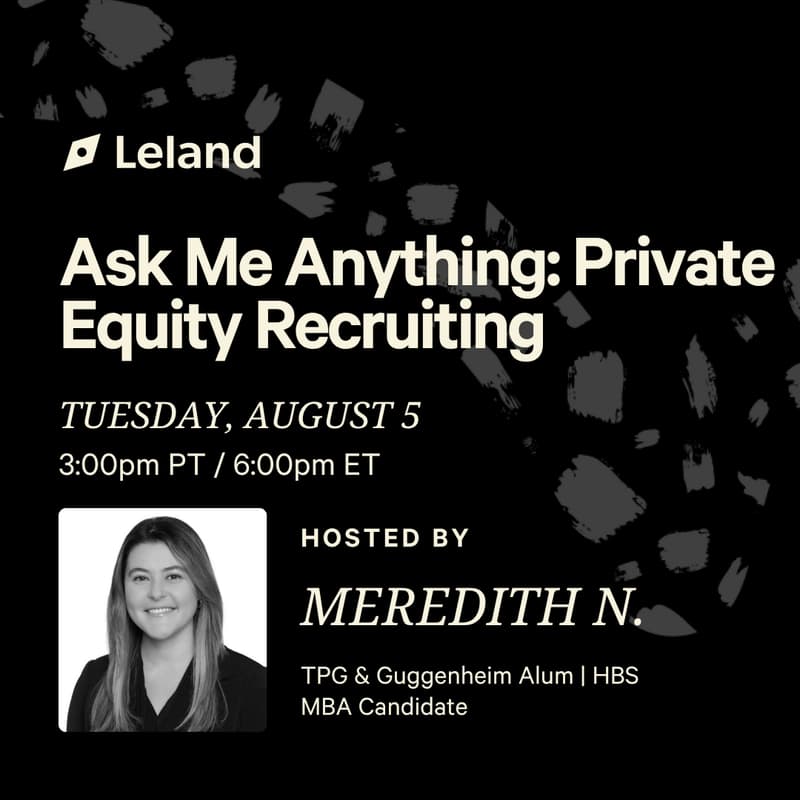 Cover Image for Ask Me Anything: Private Equity Recruiting