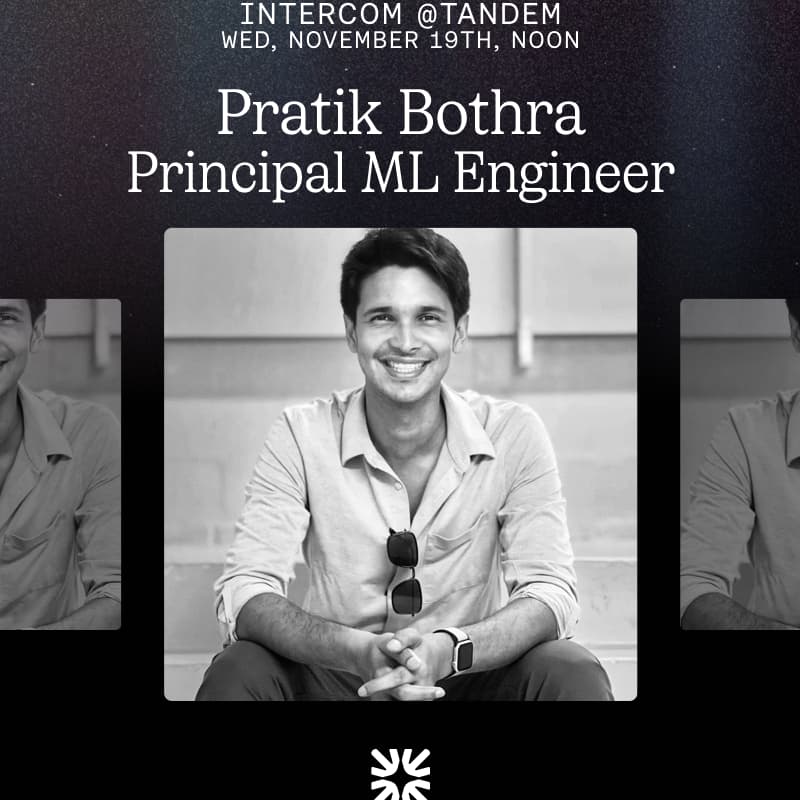 Cover Image for Founder Lunch & Learn w/ Intercom @ Tandem