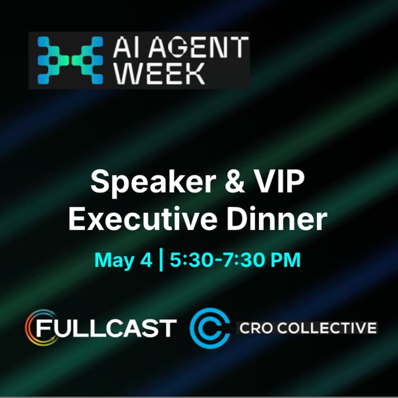 Cover Image for Speaker & VIP Executive Dinner | #AIAgentWeek2026