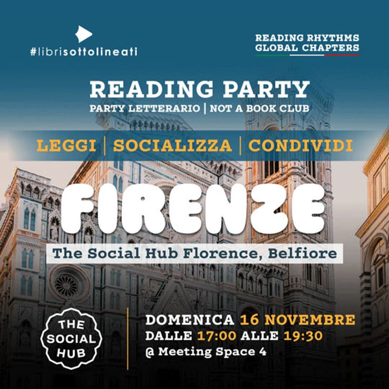 Cover Image for Reading Party Firenze: domenica 16 novembre