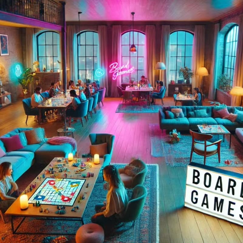 Cover Image for Boardgames & Chill (Inside Seating at Waves Coffee House at 900 Howe Street - near Robson Square)