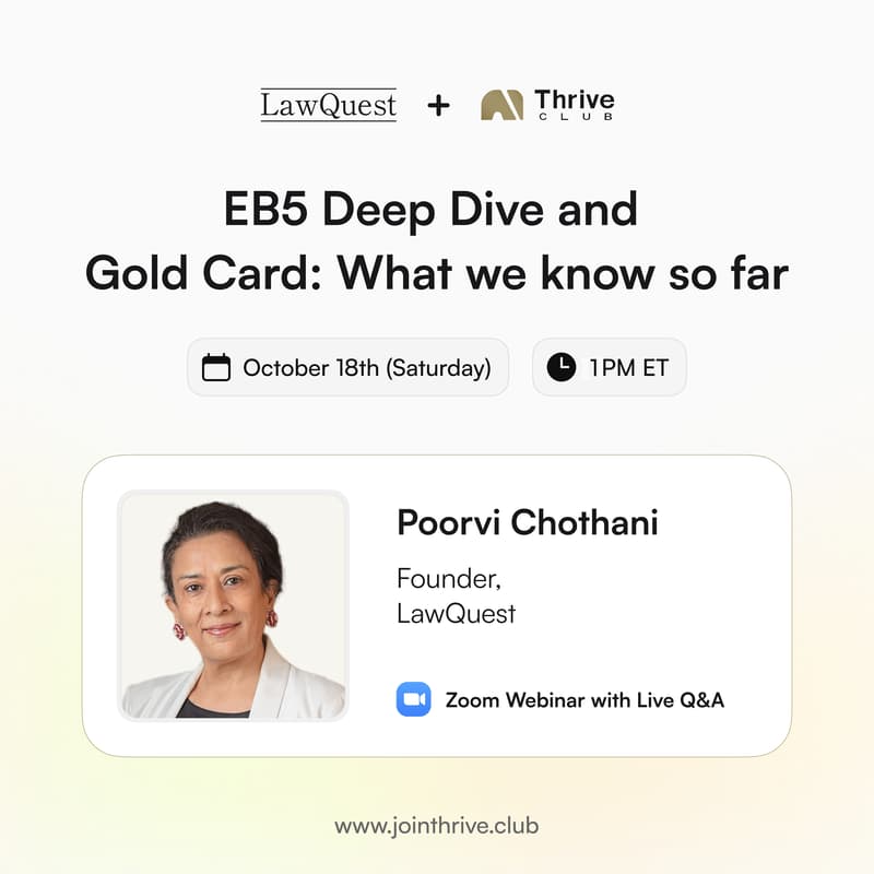 Cover Image for EB-5: Deep Dive and the $1M Gold Card: What we know so far
