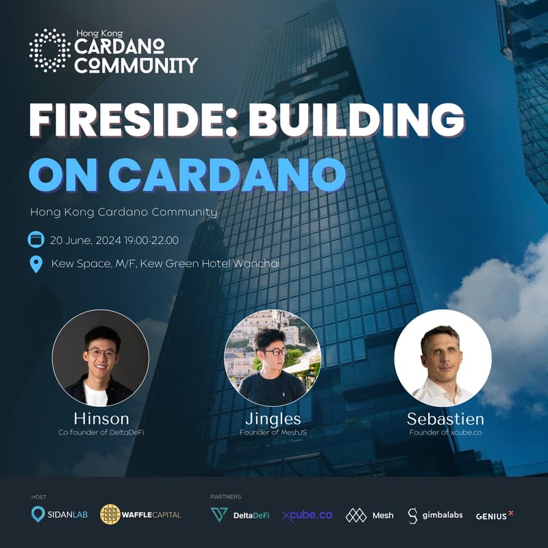 Cover Image for Fireside: Building on Cardano