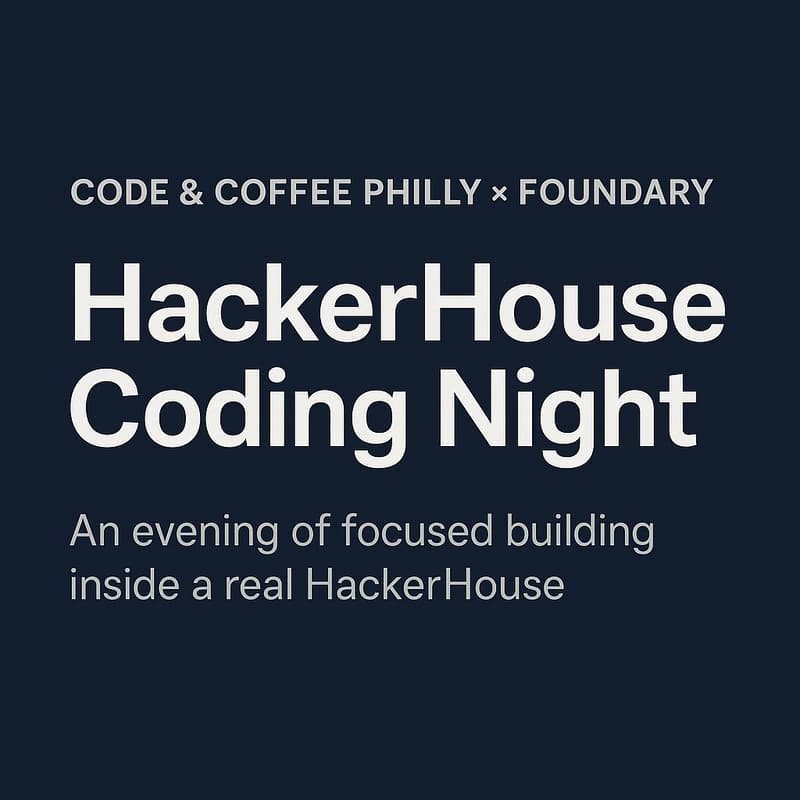 Cover Image for Code&Coffee X Foundry HackerHouse Coding Night