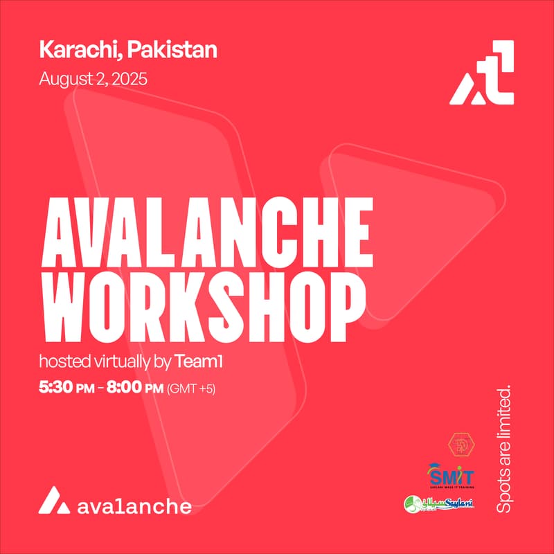 Cover Image for Team1 Avalanche Workshop - Karachi