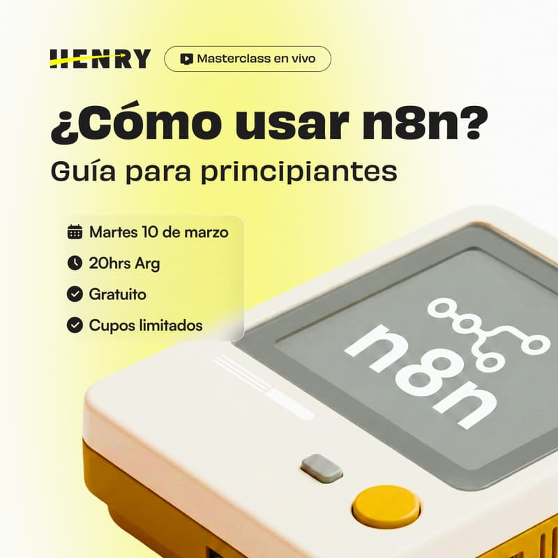 Cover Image for ¿Cómo usar N8N? Guía completa para principiantes (Triggers, Interfaz y Flujos)