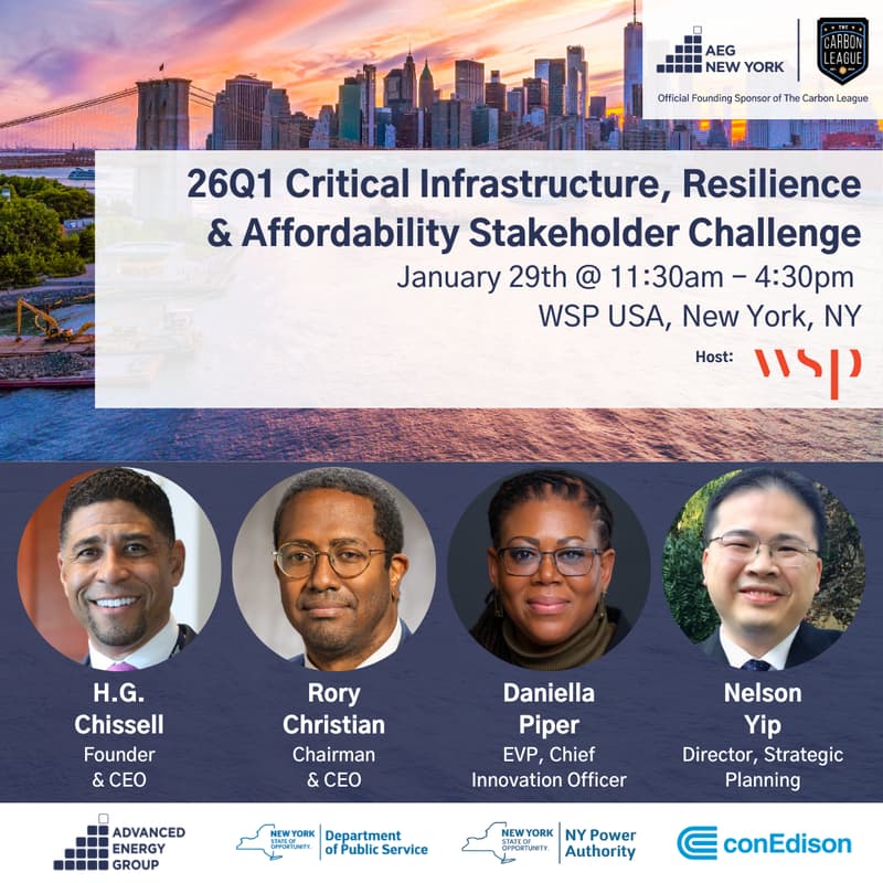Cover Image for AEG NY 26Q1 Critical Infrastructure, Resilience & Affordability Stakeholder Challenge