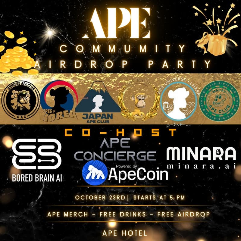Cover Image for APE Community Airdrop Party
