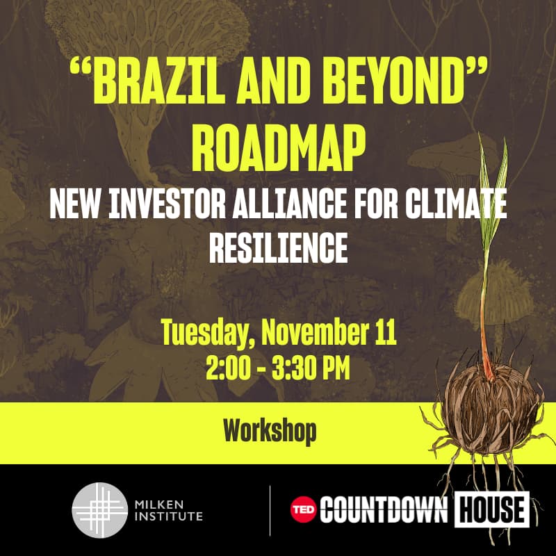 Cover Image for “Brazil and Beyond” Roadmap: New investor alliances for climate resilience