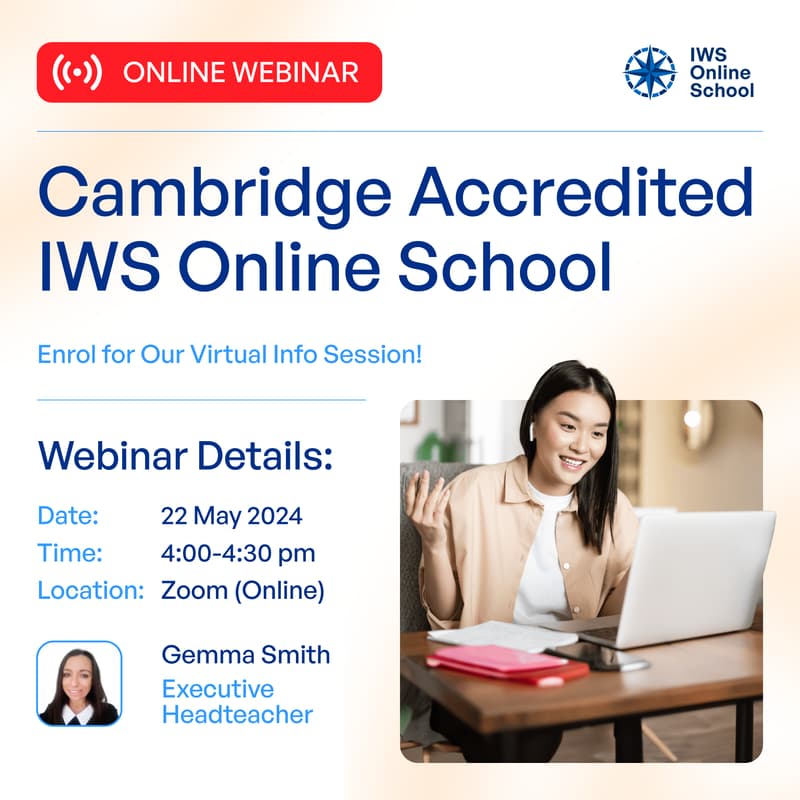 Cover Image for Cambridge Accredited IWS Online School