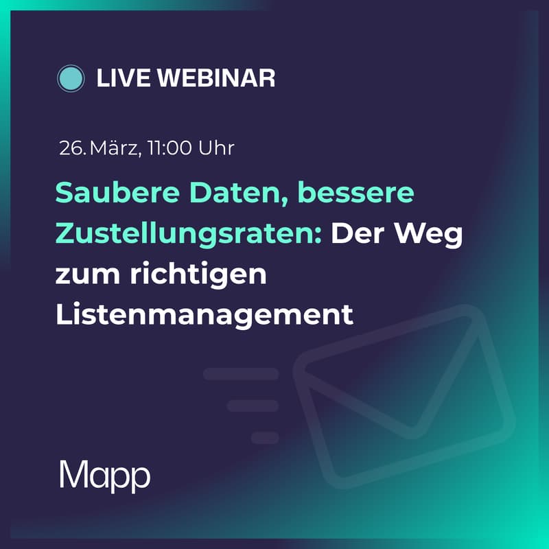 Cover Image for Saubere Daten, bessere Zustellungsraten: Der Weg zum richtigen Listenmanagement