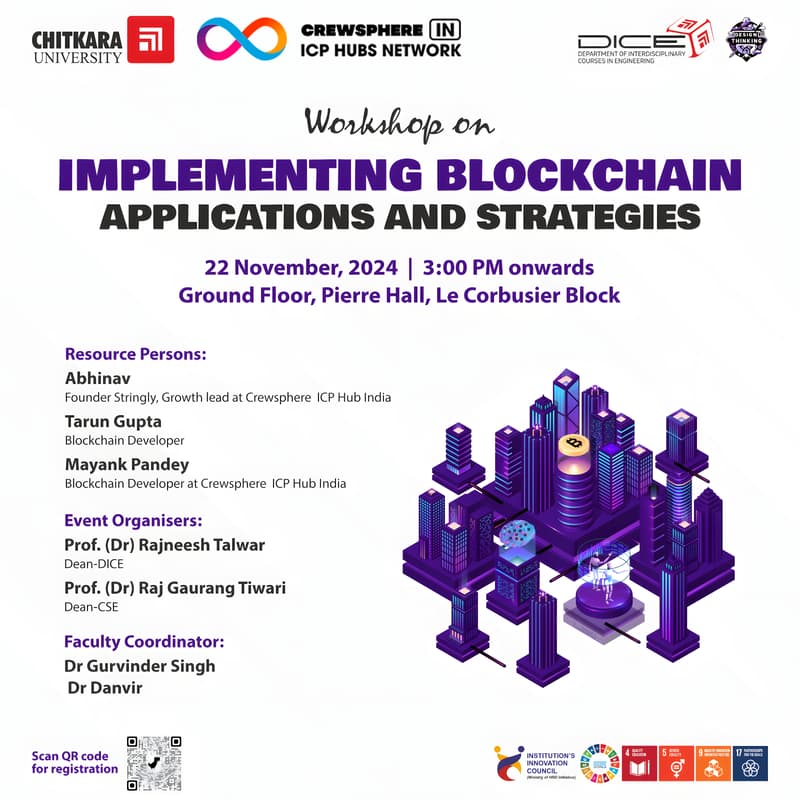 Cover Image for ICP Developer Workshop Chitkara University